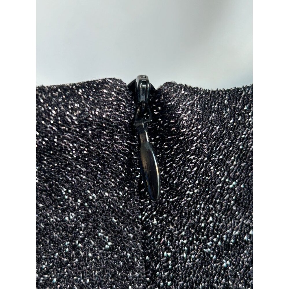 NEW Women's Glitter Knit Ruched Dress Evening Cocktail Dress - Picture 12 of 14